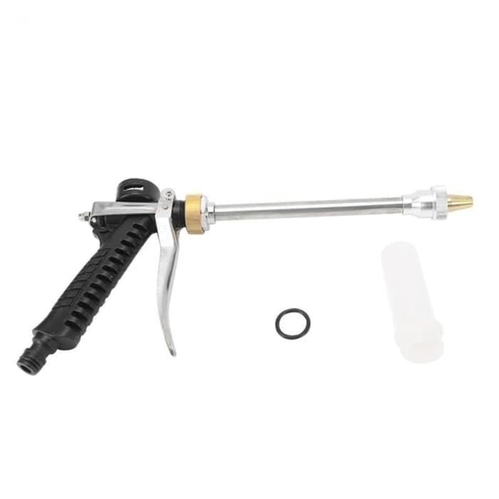 WATER JET GUN SPRAYER BESI METAL DENGAN TEMPAT SABUN UNTUK POMPA DC CAR