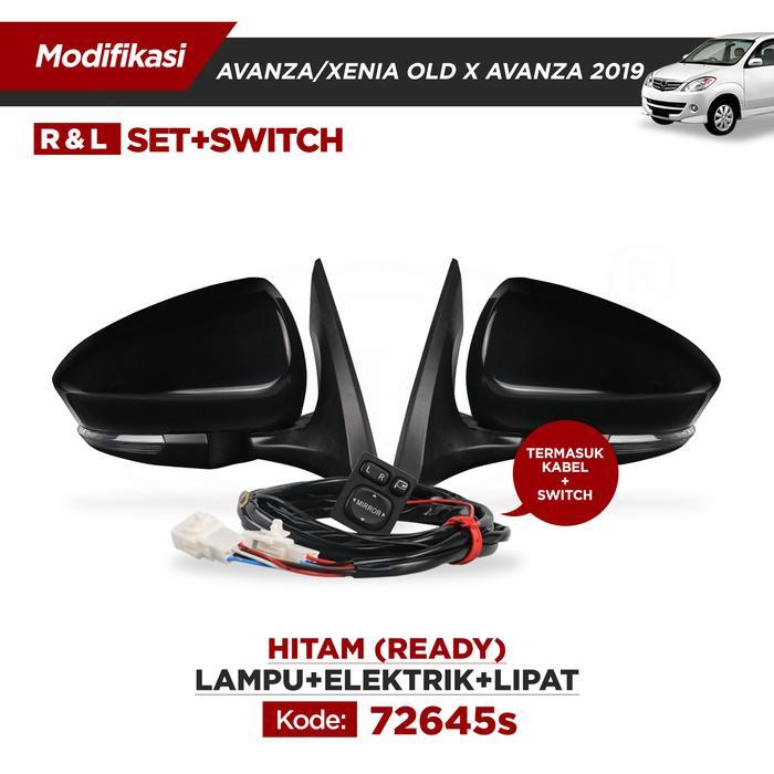 MODIFIKASI SPION MOBIL AVANZA VVTI HOUSING AVANZA 2019 - LIPAT