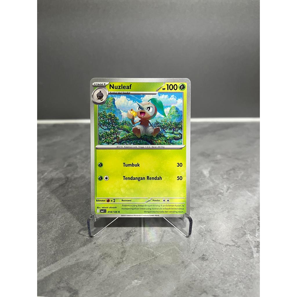 Pokemon Indonesia Nuzleaf 014/126 Uncommon