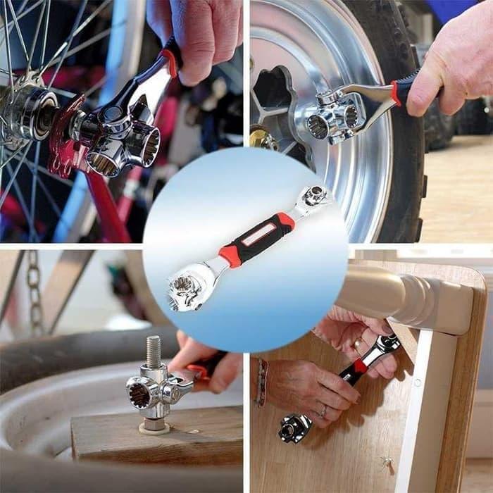 "New" kunci ring pas Tiger wrench universal 48 in 1 wrench 48in1 Ori