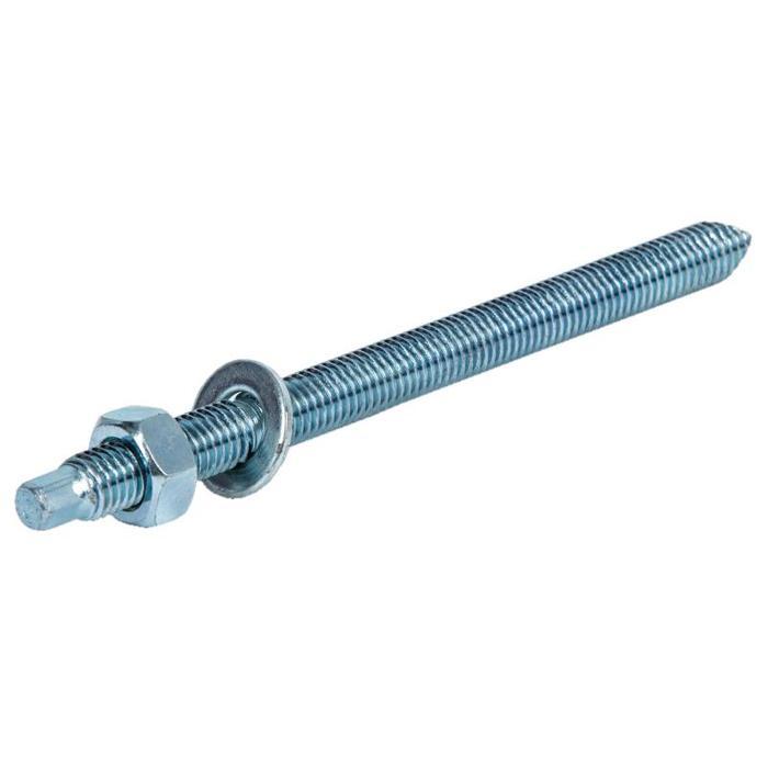 "New" Angkur Chemical M10x130 / Stud Bolt 10 MM / Chemical Anchor M10 Grade 5.8