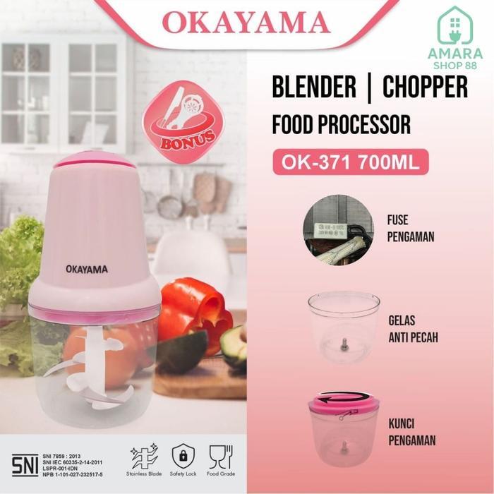 BLENDER CHOPPER BLENDER DAGING COPER PENGGILING DAGING BUMBU SERBAGUNA OKAYAMA / CHOPPER ELEKTRIK