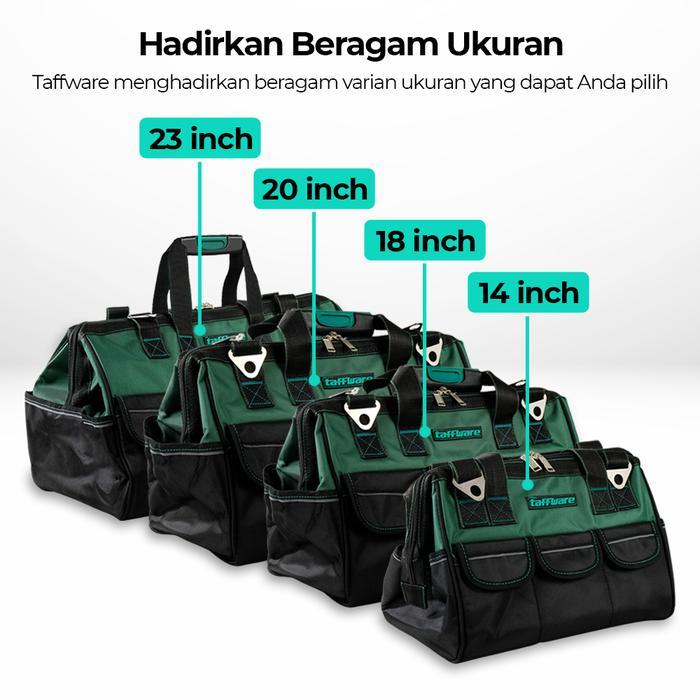 TOOL BAG TAS PERKAKAS KERJA BOX TEMPAT PERALATAN ALAT TUKANG HARDWARE ORIGINAL QUALITY