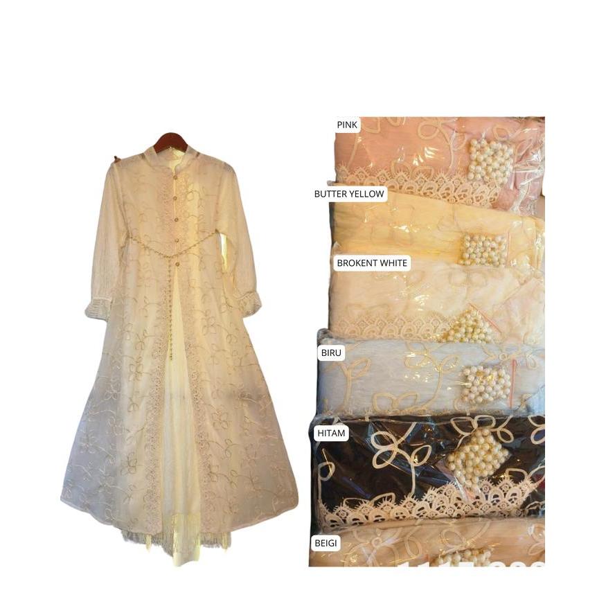 Rosalinda Dress - Gamis Panjang Wanita Muslim Terbaru 