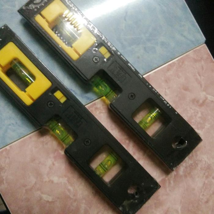 Promo WATERPASS MAGNET MINI 20 CM / TIMBANGAN WATERPASS CAP MATA