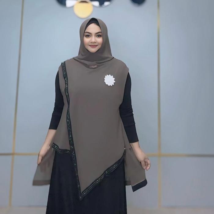 JILBAB TUNIK QUEENZA HIJAB INSTAN JILBAB INSTAN HIJAB TUNIK PESTA