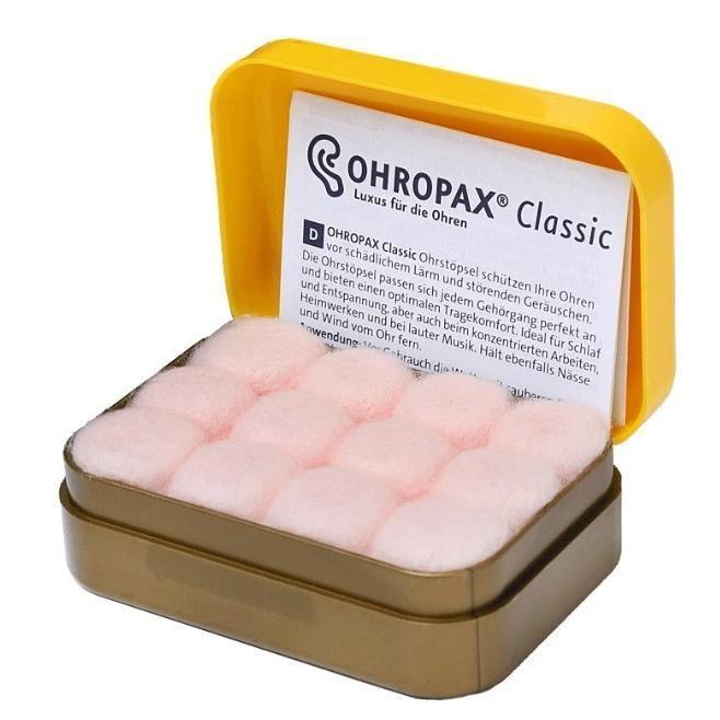 6 PASANG OHROPAX COLOKAN TELINGA LILIN PENYUMBAT TELINGA NYAMAN