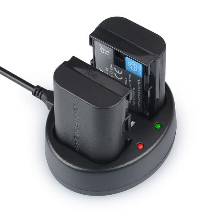 BATERAI KINGMA CANON LP-E6 2X DUAL CHARGER 5D 6D 7D 60D 70D 80D WASABI ORIGINAL QUALITY