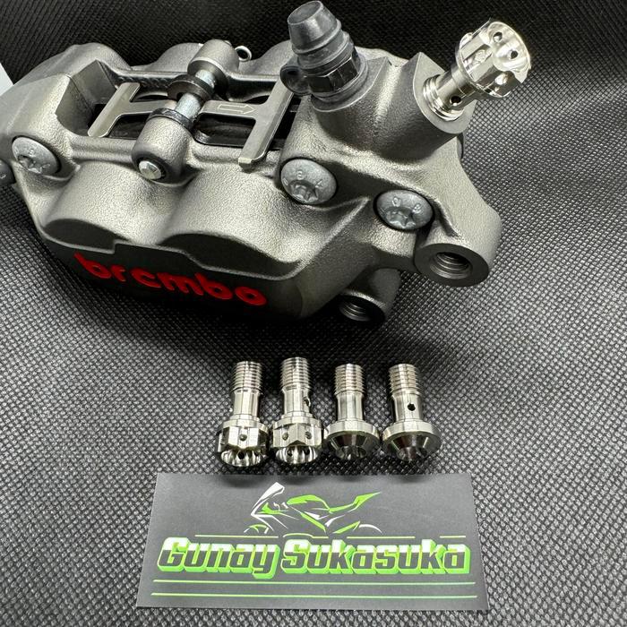 Baut Titanium Banjo Kaliper Brembo Ninja R SS RR OLD RR Original