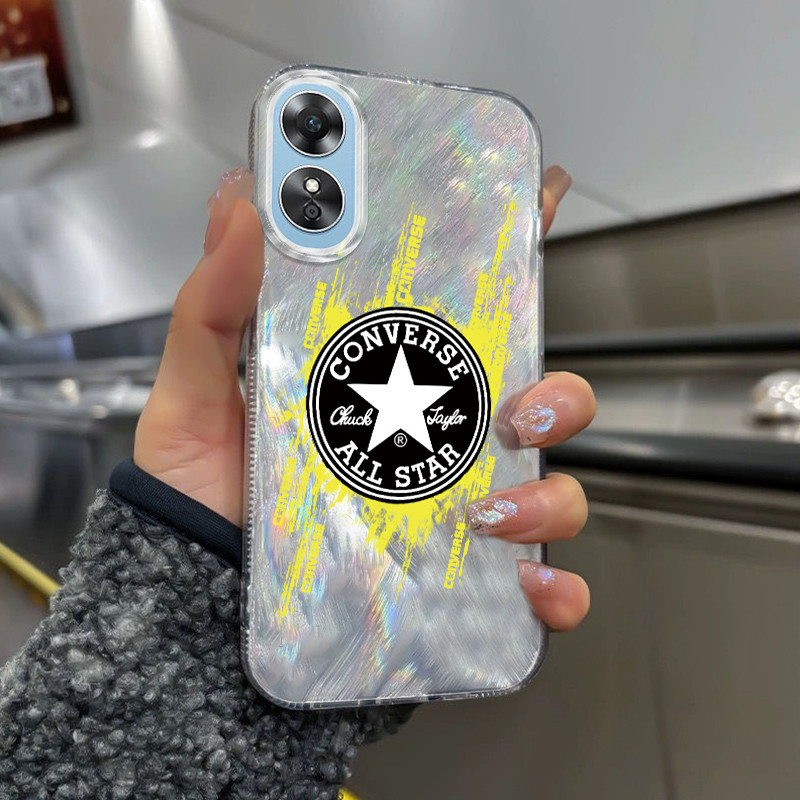 Casing Hp Untuk OPPO A17 OPPO A17K Case Casing HP Softcase ponsel silikon tahan jatuh transparan cam