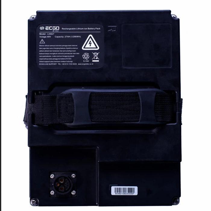 Motor Listrik ECGO 5 New 1000 W STNK Dengan Baterai Tanpa Baterai - Baterai, Tanpa Baterai