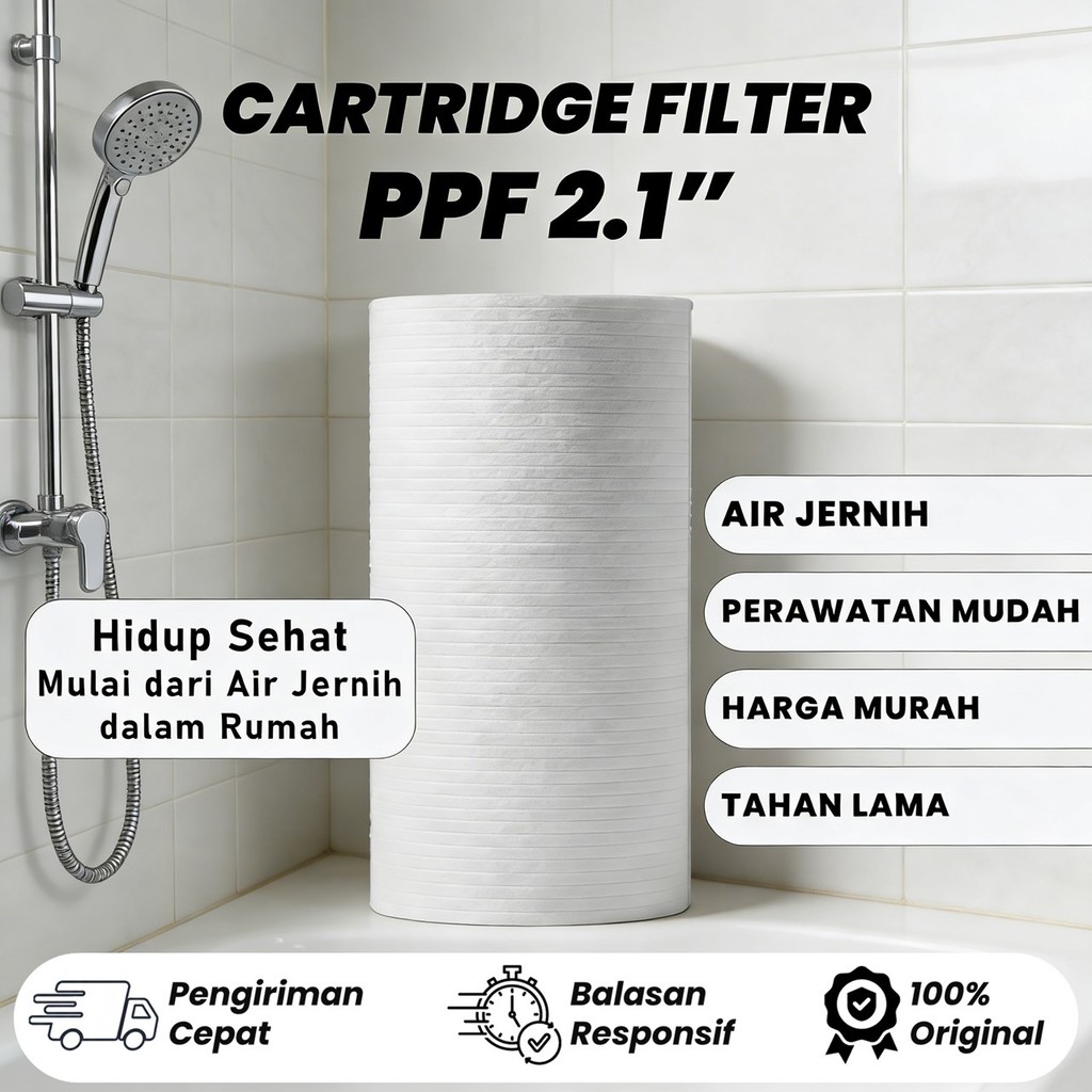 FILTER AIR SEDIMENT / BUSA SARINGAN AIR / CATRIDGE FILTER AIR / PP  FILTECH / DE WATER / FILTER AIR 