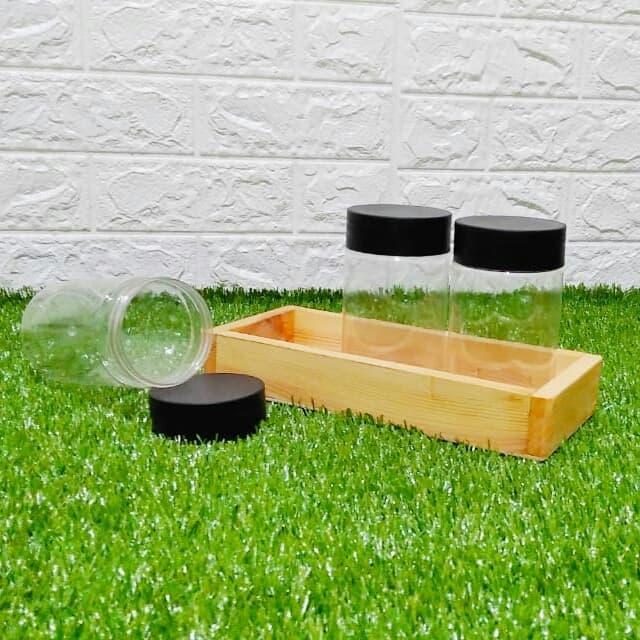 Stok Baru Rak Toples Kue - Toples Kue Kekinian - Rak Kayu Toples Lebaran Etnik