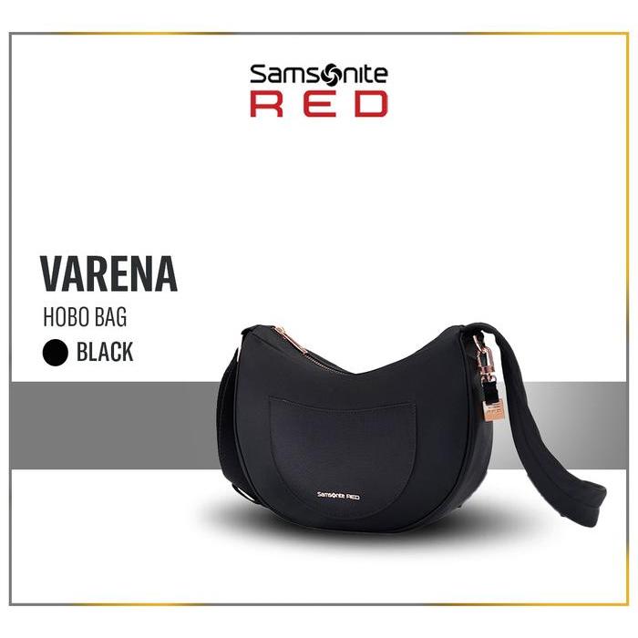 DISKON Samsonite Red Label V Hobo Bag - Black READY STOCK