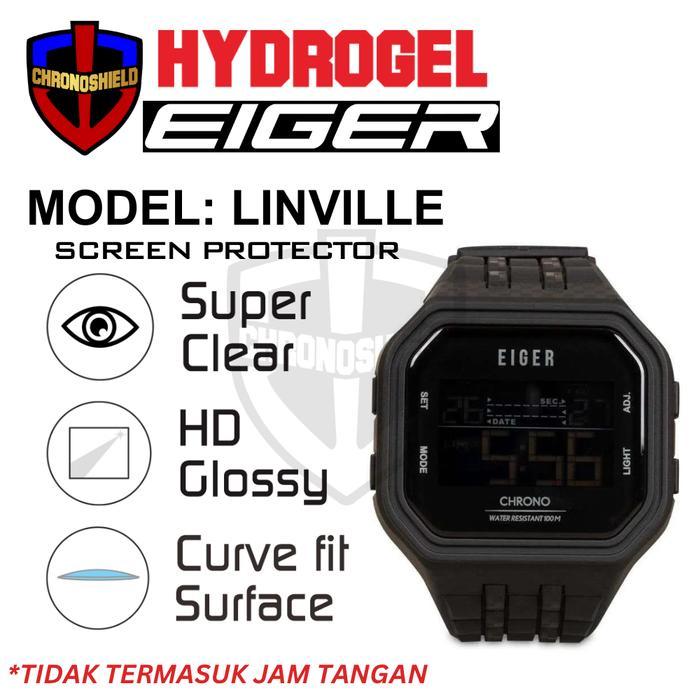Terlaris Antigores Jam Tangan Eiger Linville Hydrogel SALE