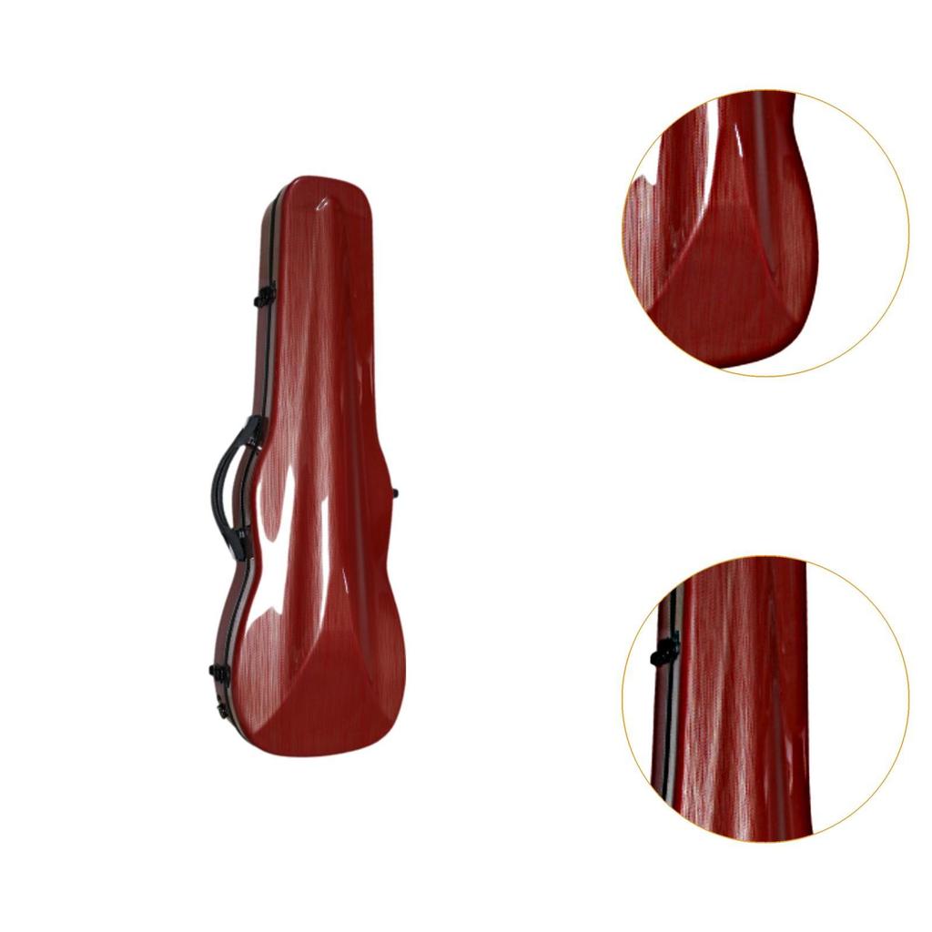Professional Violin Case Sturdy Lightweight Portable Violin Backpack Carbon Fiber Violin Box Hard