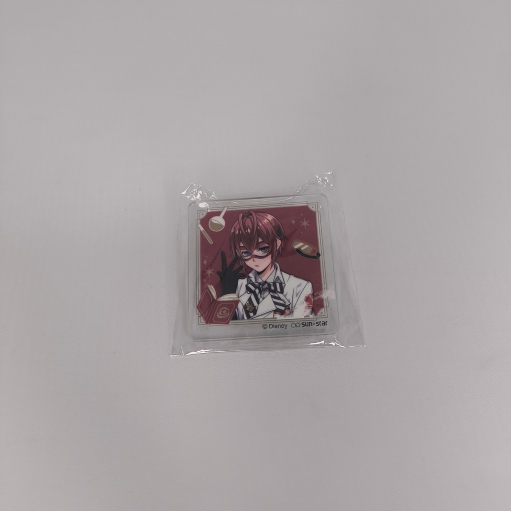 Acrylic Clip Badge Disney Twisted Wonderland Riddle Rosehearts