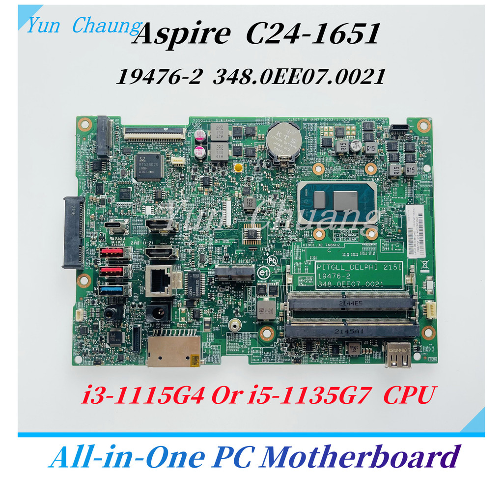For Acer Aspire C24-1650 C24-1651 All in One PC Motherboard 19476-2 19476-1 DB.BFW11.003 Mainboard