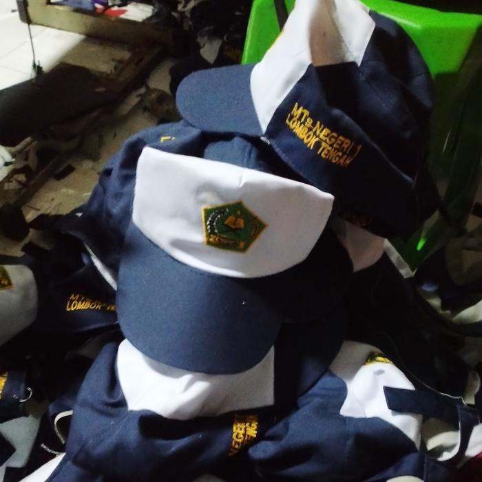 TERLARIS topi sd/smp/sma bordir custom READY STOCK