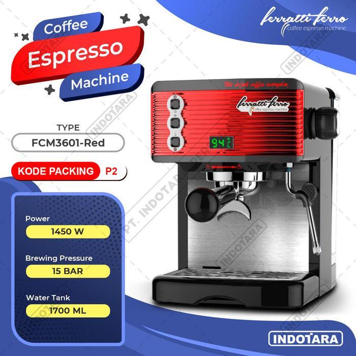 Ferratti Ferro Espresso Machine Fcm3601