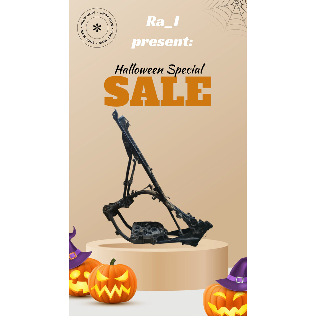 RANGKA FRAME SASIS MOTOR FULL PAPER ORIGINAL COPOTAN YAMAHA RX KING NEW BAGUS MULUS