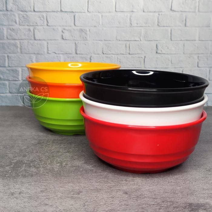 Mangkok Melamin 6 inch - Mangkok Mie Ayam - Mangkok Bakso Soto Mk1322