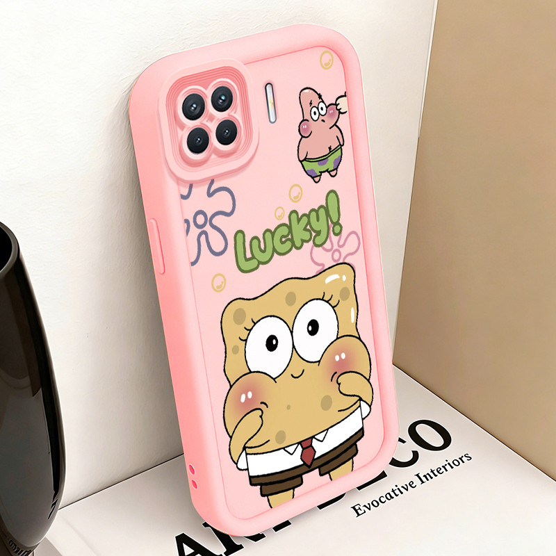 Casing Hp untuk OPPO A93 2020 Reno 4F Reno 4 Lite F17 Pro Case Patrick Star Karakter imut Kasing sil