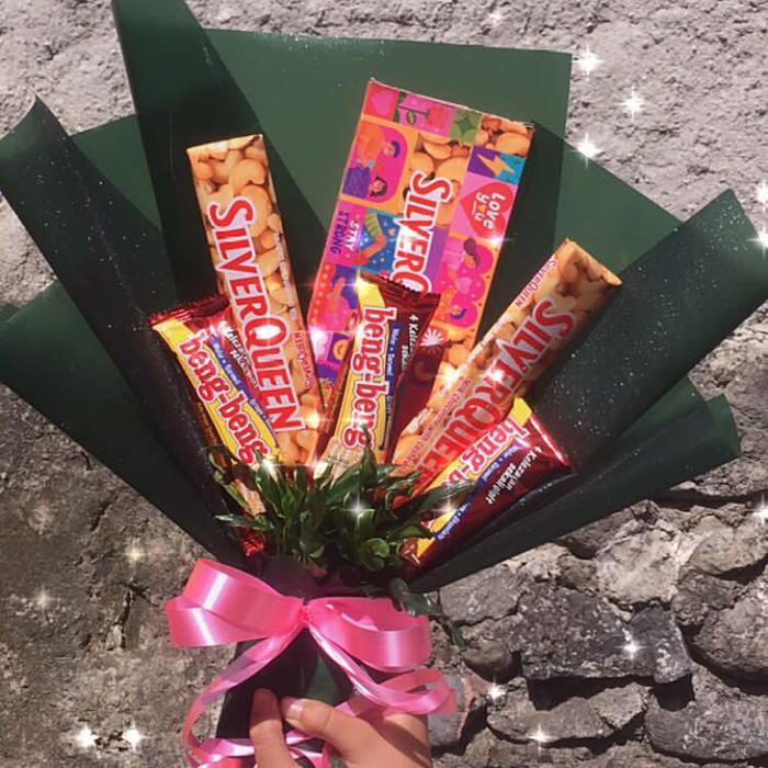 DISKON BUKET SNACK COKLAT SILVERQUEEN