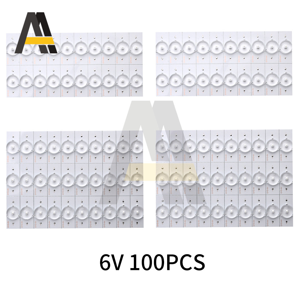 3V 6V SMD LAMP BEADS WITH OPTICAL LENS FLITER FOR 32-65 INCH LED TV REPAIR SMD LIGHT BEAD LED