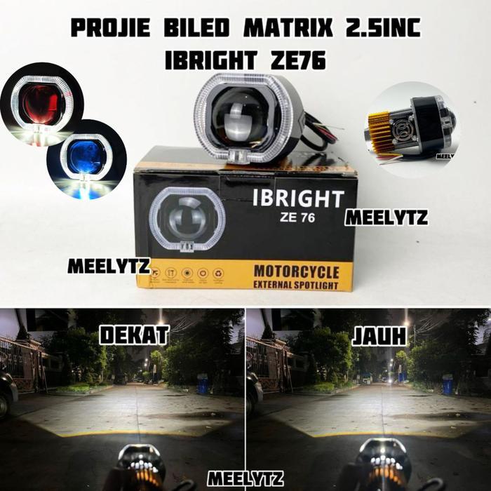 IBRIGHT ZE76 - Projie Biled Matrix 2.5inc