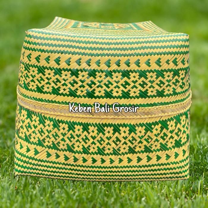 KEBEN BANGLI SISIT HALUS 26 x 26 Sokasi Bangli Premium Keben Bambu Ulatan