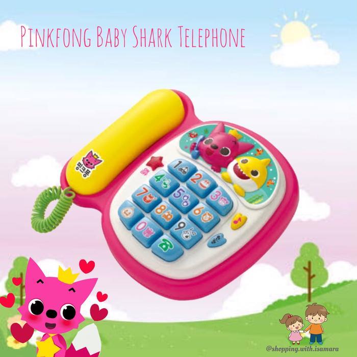 Pinkfong Baby Shark Telephone / mainan telfon ori korea