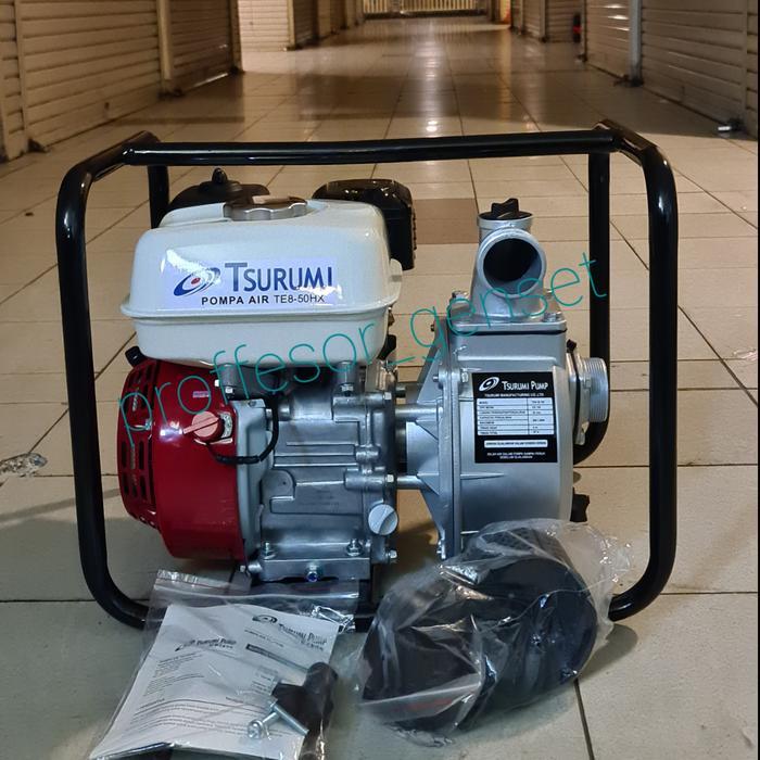 Pompa alkon irigasi 2 inch HONDA TSURUMI waterpump bensin TE8 50HX