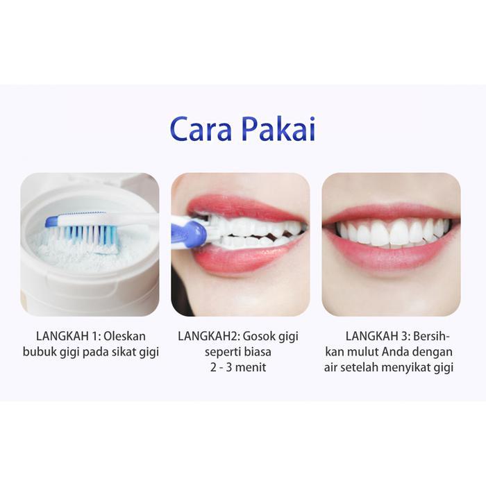 Breylee Teeth Whitening Powder & Pen - Mencerahkan Gigi,Whitening Tooth Powder Teeth Whitening Pasti