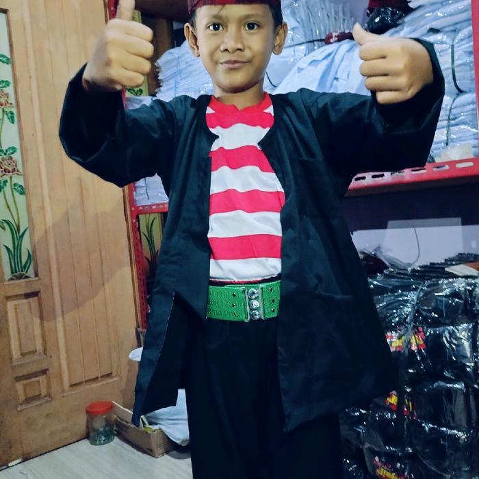 Baju Adat Madura Anak+Sabuk Baju Sakera Anak+Sabuk