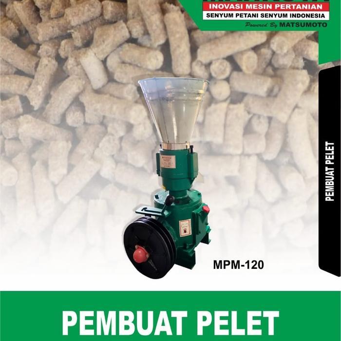 Mesin Pencetak Pelet Mahkota MPM120 / Mesin Pembuat Pelet Pakan