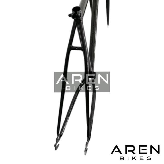 FRAME SET SEPEDA FEDERAL 26 MTB BAYANGAN HITAM BIRU MERAH PUTIH DALANGAN BESI LAKI LAKI COWOK