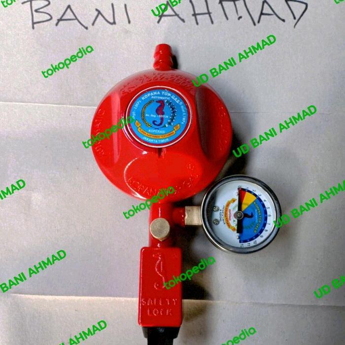 regulator kopan regulator gas elpiji otomatis safety lock