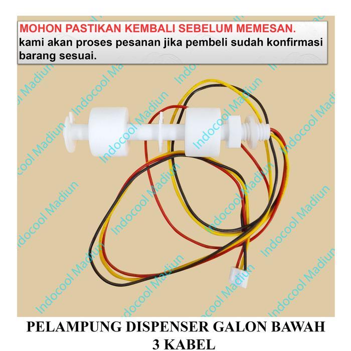 SENSOR PELAMPUNG DISPENSER / PELAMPUNG DISPENSER GALON BAWAH 3 KABEL
