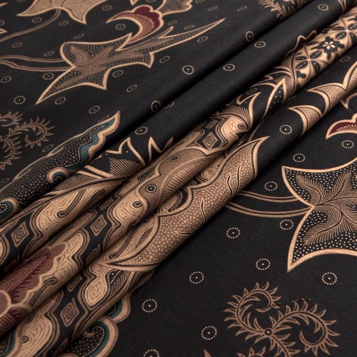 Enzy Batik Kain Batik Anargya - Black