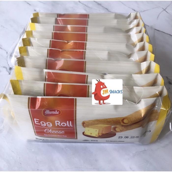 "New" [PROMO] Monde Egg Roll 1 Pak isi 10x35 gram - Snack Monde eggroll kecil nikmat dan hemat