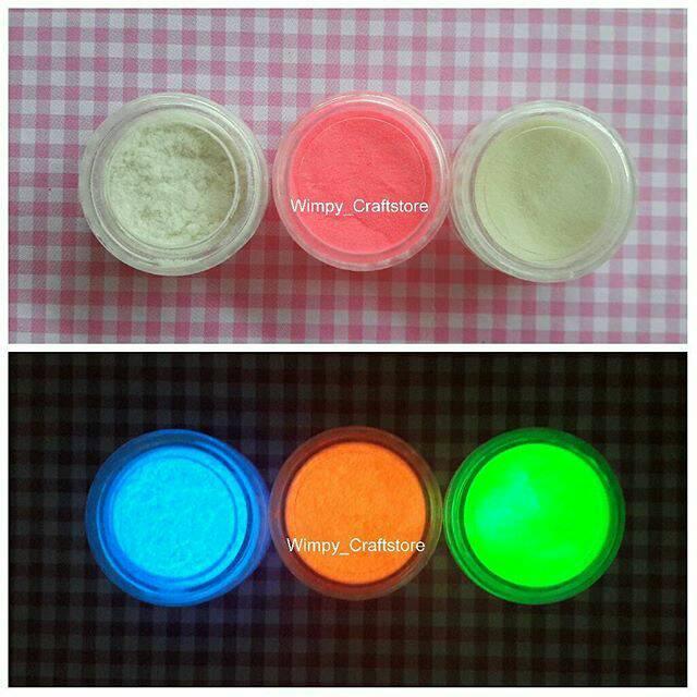 "New" Bubuk glow in the dark cat glow in the dark paint bubuk fosfor resin