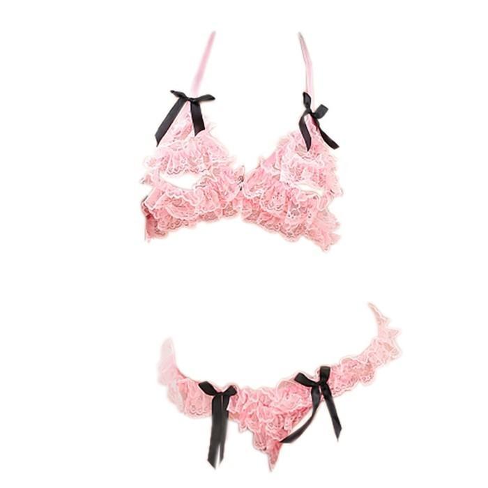 B049 Bra Set Bralette Sexy Lingerie Wanita Seksi Bh Cd
