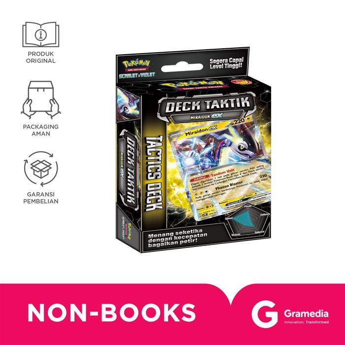 Gramedia Pokemon Game Kartu Koleksi Deck Taktik - Miraidon Svtr