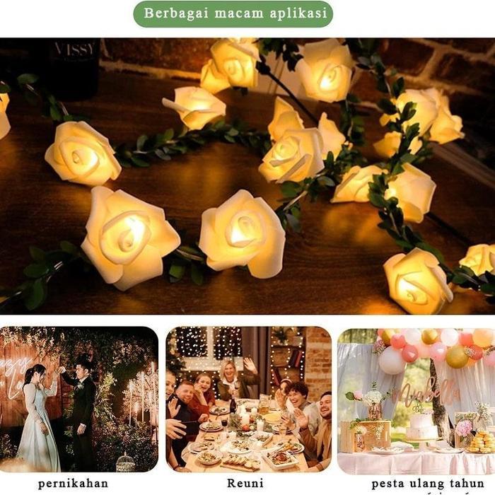 Cod - 10/20/40 Led/ Lampu Dekorasi Mar Led Dekorasi Pesta Pernikahan Lampu Dekorasi Pesta Pernikahan