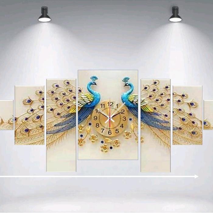 TERLARIS JAM DINDING HIAS/JAM DINDING BESAR/JAM DINDING AESTHETIC Kayu