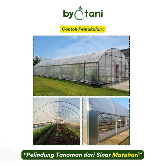 PLASTIK UV KADAR 14% TEBAL 250 MICRON LEBAR 3 METER - PLASTIK FILTER SINAR UV GREENHOUSE