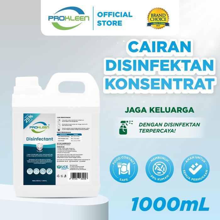 NEW Disinfectant Antiseptik Konsentrat Cairan Desinfektan PROKLEEN 1L