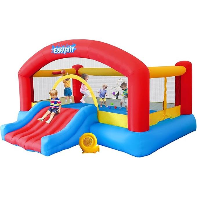 AirMyFun Inflatable Bounce House for Kids, 14.3 x 12.5 FT Bouncy Castle 