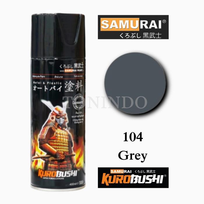 Cat Samurai Grey 104 Cat Semprot /Spray Abu-Abu